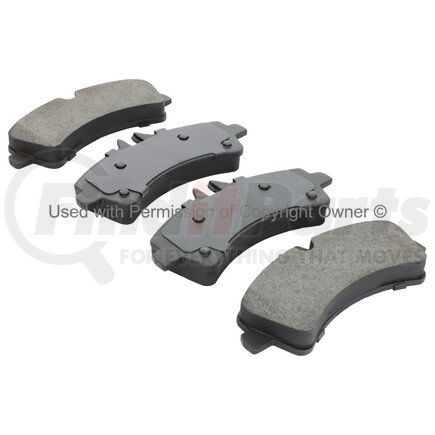 MPA Electrical 1000-1318M Quality-Built Disc Brake Pad Set - Semi-Metallic