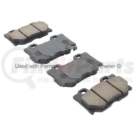 MPA Electrical 1000-1347C Quality-Built Disc Brake Pad Set - Ceramic