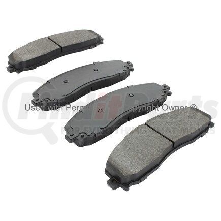 MPA Electrical 1000-1691M Quality-Built Disc Brake Pad Set - Semi-Metallic