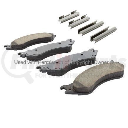 MPA Electrical 1001-0702AC Quality-Built Premium Ceramic Brake Pads w/ Hardware