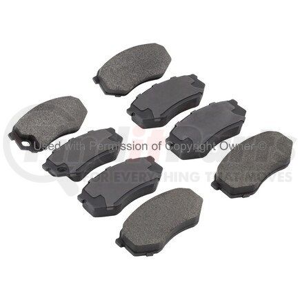 MPA Electrical 1001-0735M Quality-Built Premium Semi-Metallic Brake Pads w/ Hardware