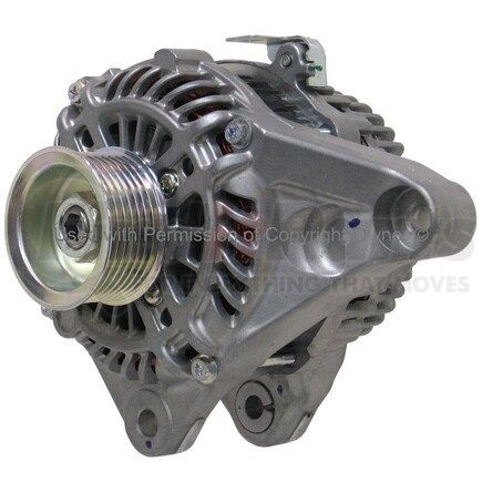 MPA Electrical 10166N Alternator - 12V, Mitsubishi, CW (Right), with Pulley, Internal Regulator