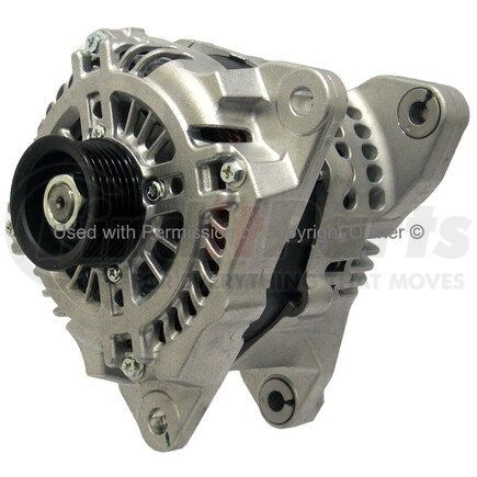 MPA Electrical 11477N Alternator - 12V, Mitsubishi, CW (Right), with Pulley, External Regulator