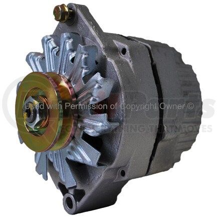 MPA Electrical 7127SW3N Alternator - 12V, Delco, CW (Right), with Pulley, Internal Regulator