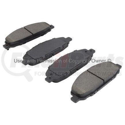 MPA Electrical 1001-1191M Quality-Built Premium Semi-Metallic Brake Pads