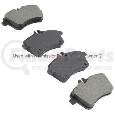 MPA Electrical 1001-1357M Quality-Built Premium Semi-Metallic Brake Pads w/ Hardware