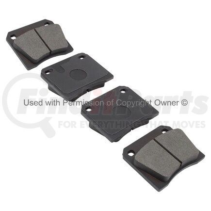 MPA Electrical 1002-0009M Quality-Built Work Force Heavy Duty Brake Pads