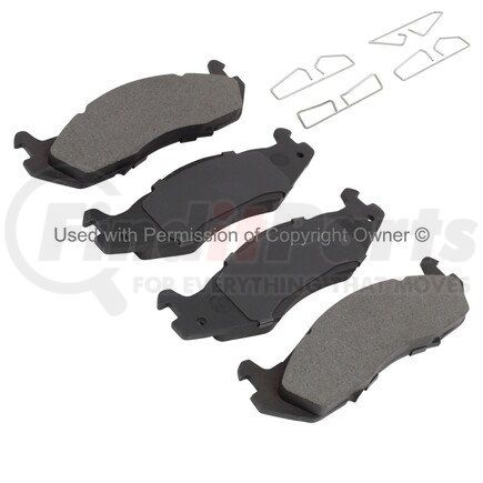 MPA Electrical 1002-0203M Quality-Built Work Force Heavy Duty Brake Pads w/ Hardware