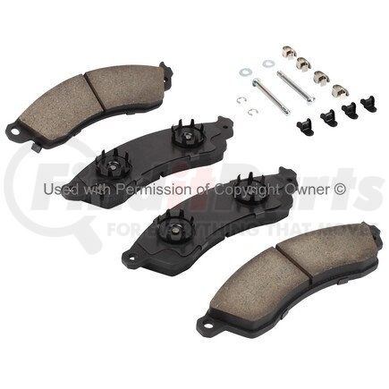 MPA Electrical 1002-0412M Quality-Built Work Force Heavy Duty Brake Pads w/ Hardware