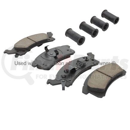 MPA Electrical 1002-0506M Quality-Built Work Force Heavy Duty Brake Pads w/ Hardware