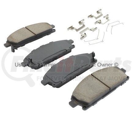 MPA Electrical 1002-0691AM Quality-Built Work Force Heavy Duty Brake Pads w/ Hardware