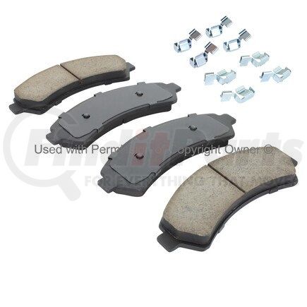 MPA Electrical 1002-0726M Quality-Built Work Force Heavy Duty Brake Pads w/ Hardware
