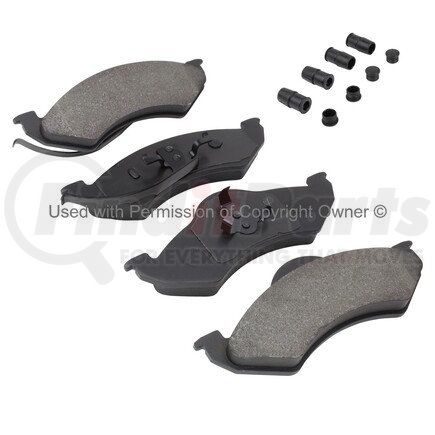 MPA Electrical 1002-0746M Quality-Built Work Force Heavy Duty Brake Pads w/ Hardware
