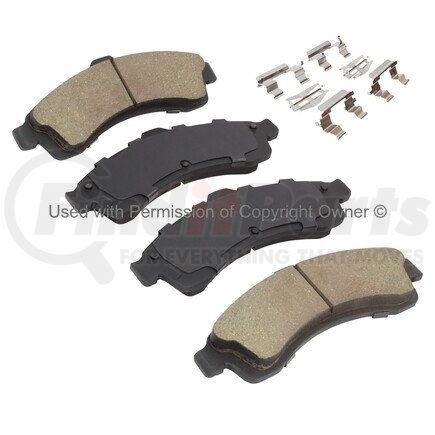 MPA Electrical 1002-0882M Quality-Built Work Force Heavy Duty Brake Pads w/ Hardware