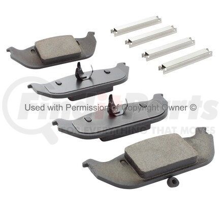 MPA Electrical 1002-0952M Quality-Built Work Force Heavy Duty Brake Pads w/ Hardware