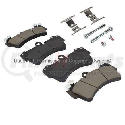 MPA Electrical 1002-0977M Quality-Built Work Force Heavy Duty Brake Pads w/ Hardware
