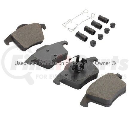 MPA Electrical 1002-0980M Quality-Built Work Force Heavy Duty Brake Pads w/ Hardware