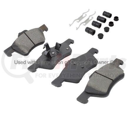 MPA Electrical 1002-1047M Quality-Built Work Force Heavy Duty Brake Pads w/ Hardware