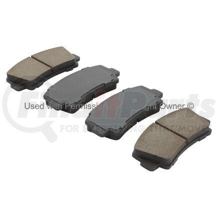 MPA Electrical 1003-0076C Quality-Built Disc Brake Pad Set - Black Series, Ceramic