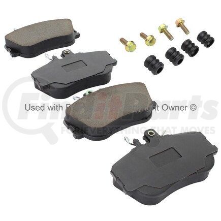 MPA Electrical 1003-0645C Quality-Built Black Series Ceramic Brake Pads w/ Hardware