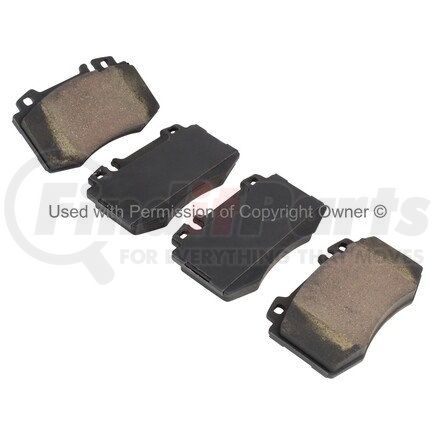 MPA Electrical 1003-0847AM Quality-Built Black Series Semi-Metallic Brake Pads w/ Hardware