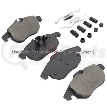 MPA Electrical 1003-0972BC Quality-Built Black Series Ceramic Brake Pads w/ Hardware