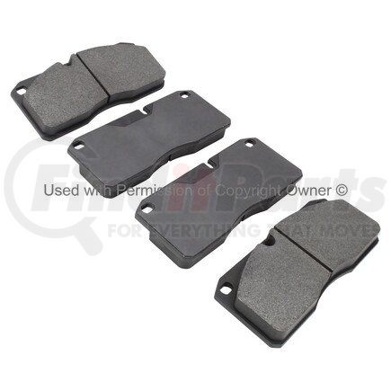 MPA Electrical 1003-1027M Quality-Built Black Series Semi-Metallic Brake Pads