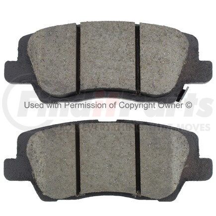 MPA Electrical 1003-1839C Quality-Built Disc Brake Pad Set - Black Series, Ceramic, with Hardware