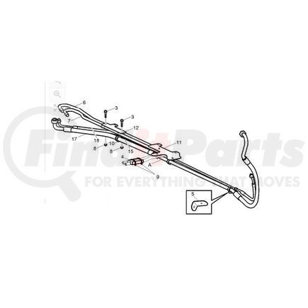 Mack 21525017 A/C Hose                     Assembly