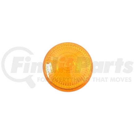 Mack 7376-90163 Clearance/Marker Light Lens - 2 1/2", Surface Mount, Acrylic, Round, Amber