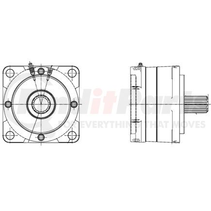 MICO 13-552-060 D-Mount Multiple Disc Brakes - Modular Design