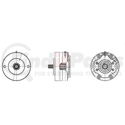 MICO 02-556-378 B-Mount Multiple Disc Brakes - Narrow Design