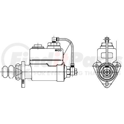 MICO 03-020-597 Brake Master Cylinder