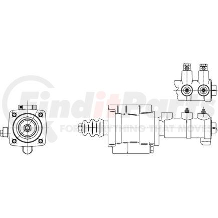 MICO 02-460-470 Hydraulic Power Brake Flow Control Valve - 2-Fluid Power Brake Valve