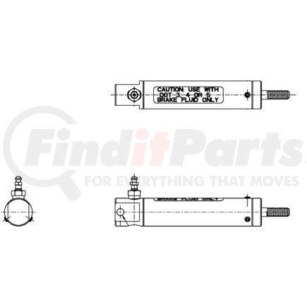 MICO 12-120-007 Hydraulic Cylinder - Slave