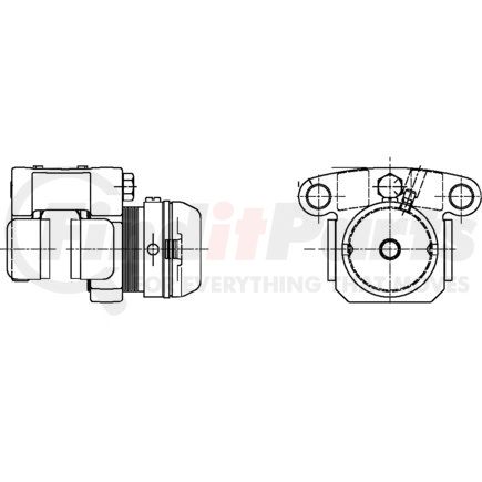 MICO 02-515-020 Disc Brake Caliper - Spring Brake