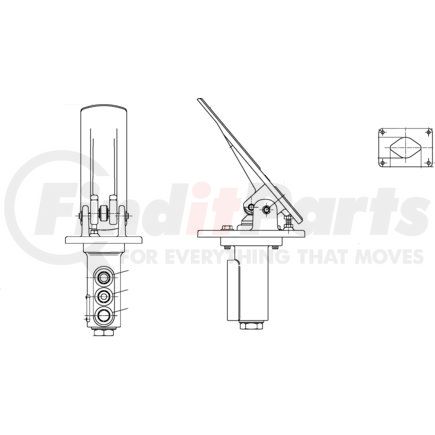 MICO 06-460-378 Adjustable Pedal Actuator