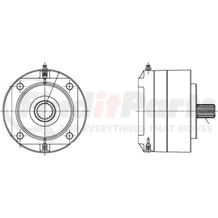 MICO 13-547-182 C-Mount Multiple Disc Brakes - Modular Design