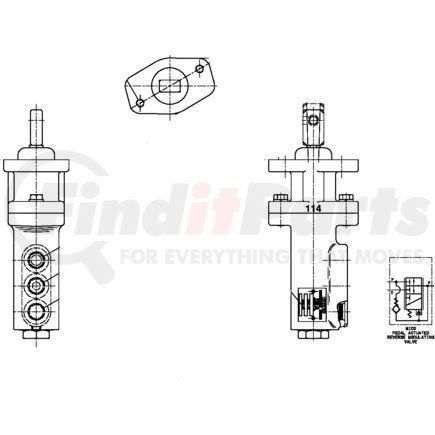MICO 20-100-420 Air Brake Spring Brake Modulating Valve | FinditParts