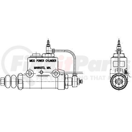 MICO 03-020-491 Brake Master Cylinder