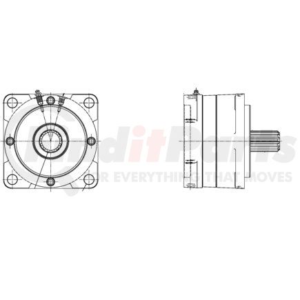 MICO 13-552-033 D-Mount Multiple Disc Brakes - Modular Design