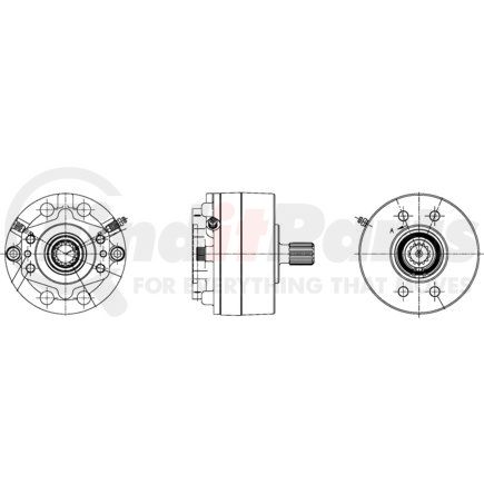 MICO 13-538-020 A-Mount Multiple Disc Brakes - Modular Design