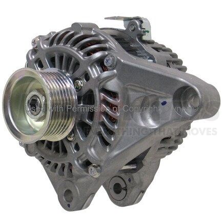 MPA Electrical 10166 Alternator - 12V, Mitsubishi, CW (Right), with Pulley, Internal Regulator