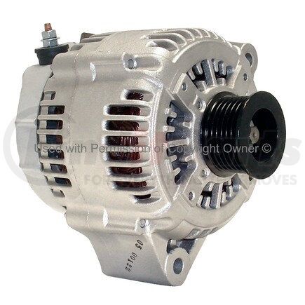 MPA Electrical 11031 Alternator - 12V, Nippondenso, CW (Right), with Pulley, Internal Regulator