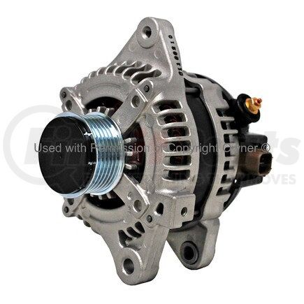 MPA Electrical 11386 Alternator - 12V, Nippondenso, CW (Right), with Pulley, Internal Regulator