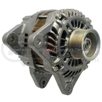 MPA Electrical 11547 Alternator - 12V, Mitsubishi, CW (Right), with Pulley, Internal Regulator
