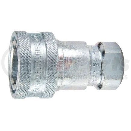 Parker Hannifin H8-62 60 Series Hydraulic Coupling / Adapter - 1.62" Female Straight Quick Connect