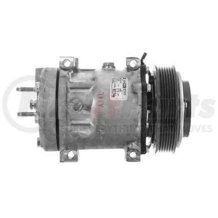 MEI 03-1411 Air Compressor - Sanden, 4.92", 6 Grooves, 12V, CW Rotation, Serpentine Belt Type
