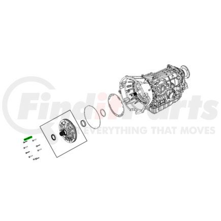 Mopar 68214886AA Bolt - Hex, For 2013-2023 Ram 3500