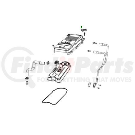 Mopar 68459098AA Engine Valve Cover Bolt - Hex, For 2019-2023 Ram